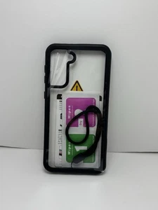 custodia full body compatibile con galaxy s21 plus nera/trasparente antiurto rigida - Foto 1 di 3