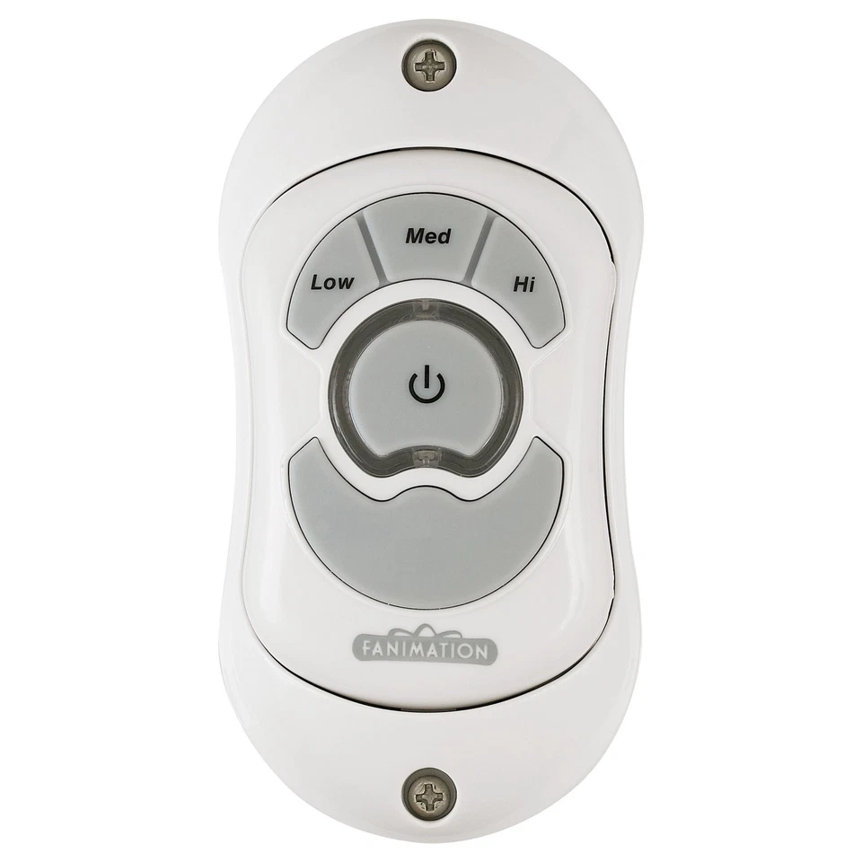 Fanimation CH1 White 3 Speed Fan Remote Control - Image 1 of 1