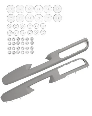 Passenger & Driver Armrest Repair Kit For 2010-14 Chevy Tahoe GMC Yukon XL Gray - Image 1 of 4