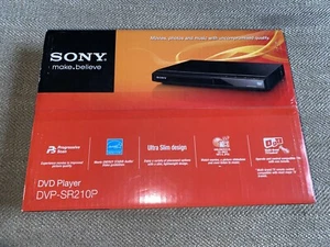 Sony DVP-SR210P DVD Player DVD+RW/R/R DL CD-RW/R MP3 & JPEG Progressive Scan New - Picture 1 of 6