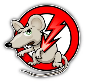 No Rats Ban Stop Sign Car Bumper Sticker Decal 5" x 5" - Picture 1 of 1
