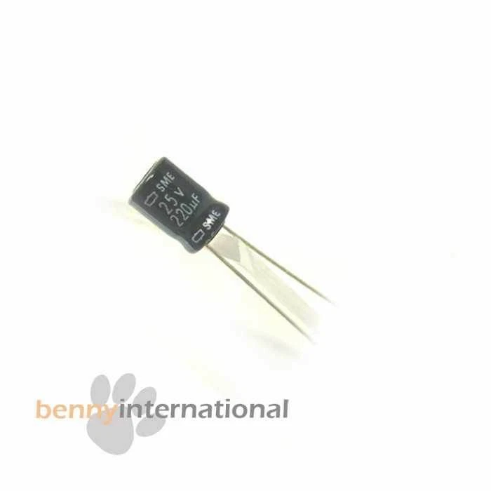 20x 220uF 25V 85°C ELECTROLYTIC CAPACITORS Nichicon Radial  - image 1 of 1