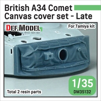 DEF.MODEL DM35132, British A34 Comet Canvas Cover set- Late (for Tamiya) , 1:35 - Image 1 of 4