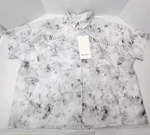 Neu mit Etikett lululemon Full Day Ahead kurzärmliges Shirt Gr. 4 aquila nashorngrau neu mit Etikett  - Bild 1 von 13