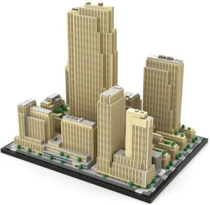 MOC-178781 Rockefeller Center Modular Buildings Blocks Skyscraper Bricks Toy Set - Foto 1 di 8