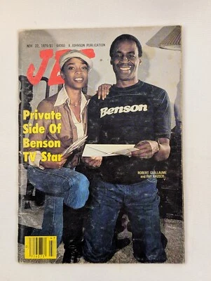 JET MAGAZINE Private Side of Benson Robert Guillaume & Fay Hauser 1979 VINTAGE - Image 1 of 2