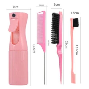 Women Bounce Curl Defining Brush Boar Bristle Hair Brush Styling Comb Tool Us - Picture 1 of 12