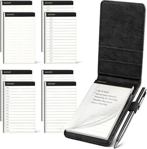 WEMATE 10 Pieces Small Notepad Holder Set Pocket Notebook - See Description ! - Picture 1 of 8