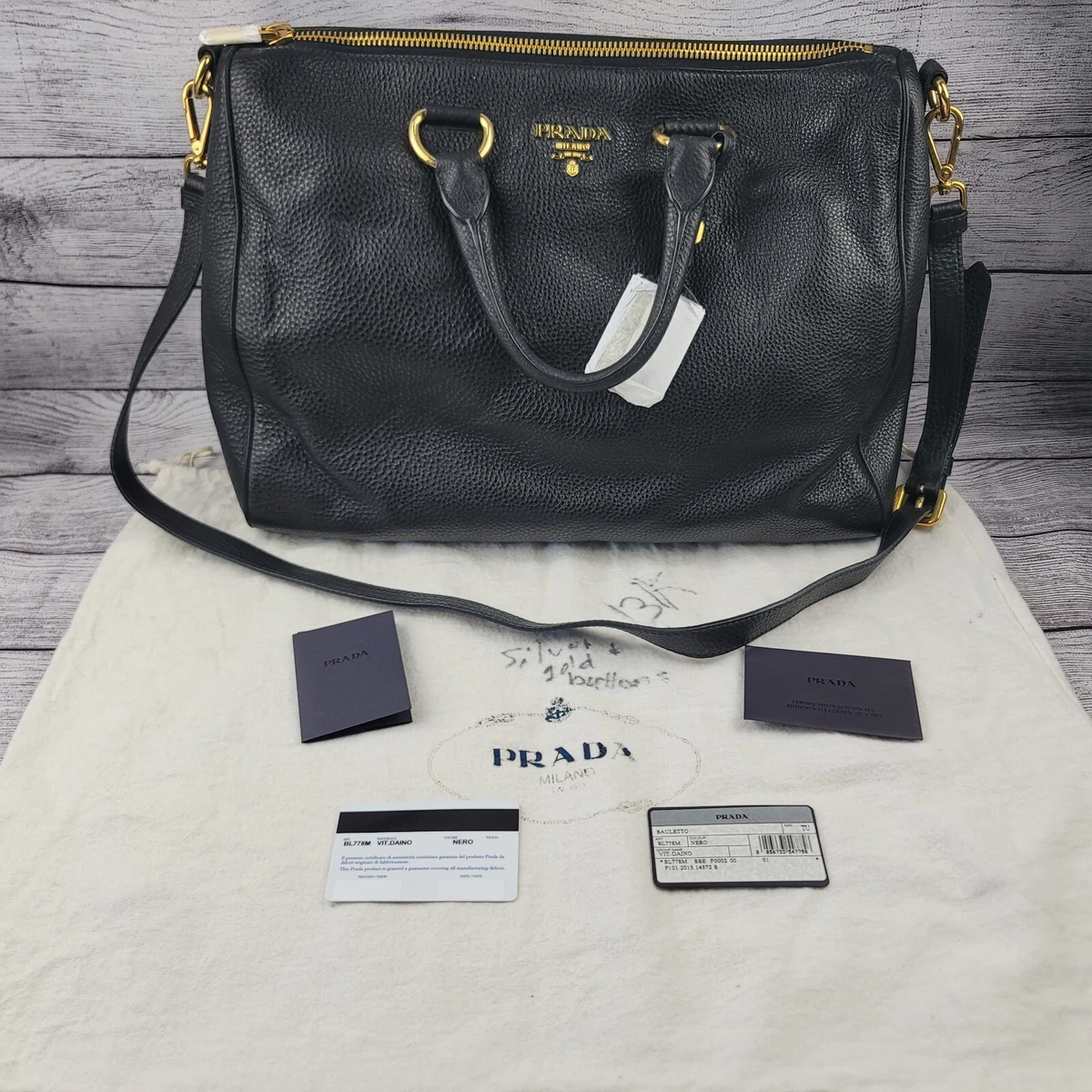 PRADA Vitello Shoulder Bags for Women for sale | eBay