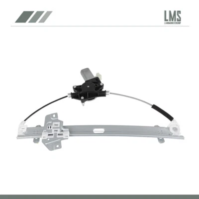 Regulador de janela de energia dianteiro esquerdo Hyundai Accent Kia Rio 2006-2011 com motor - Imagem 1 de 4