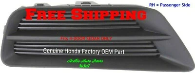 Genuine HONDA  ACCORD 2013-2015 SEDAN FRONT BUMPER FOG LAMP LIGHT HOLE COVER RH Foto 1 de 4