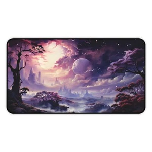 Fantasy Landscape Large Mouse Pad Desk Mat, Gamer Desktop Computer Accessory - Picture 1 of 13