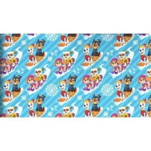 Hallmark Wrapping Christmas Paper Paw Patrol Chase and Friends Sledding Holiday - Picture 1 of 4
