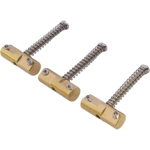 Juego de 3 sillas de montar de repuesto de latón compensado Telecaster® - Imagen 1 de 4