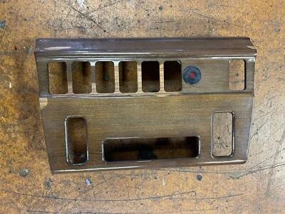 86-95 MERCEDES BENZ 300TE W124 SEDÁN VAGÓN TABLERO CENTRAL MOLDURA DE MADERA FABRICANTE DE EQUIPOS ORIGINALES 7 orificios Foto 1 de 4
