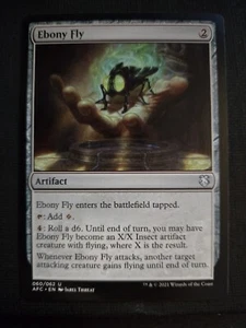Ebony Fly NM Commander: Adventures in the Forgotten Realms MTG FREE SHIP - Picture 1 of 2
