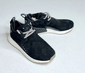 Adidas Originals NMD_C2 Suede Black Sneakers Mens Size 8.5 (BY3011) B10 - Picture 1 of 7