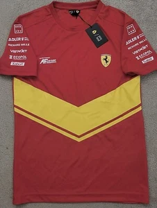 T-shirt Ferrari Hypercar Track 8Six400 AF CORSE NUOVA CON ETICHETTE taglia S le mans - Foto 1 di 3
