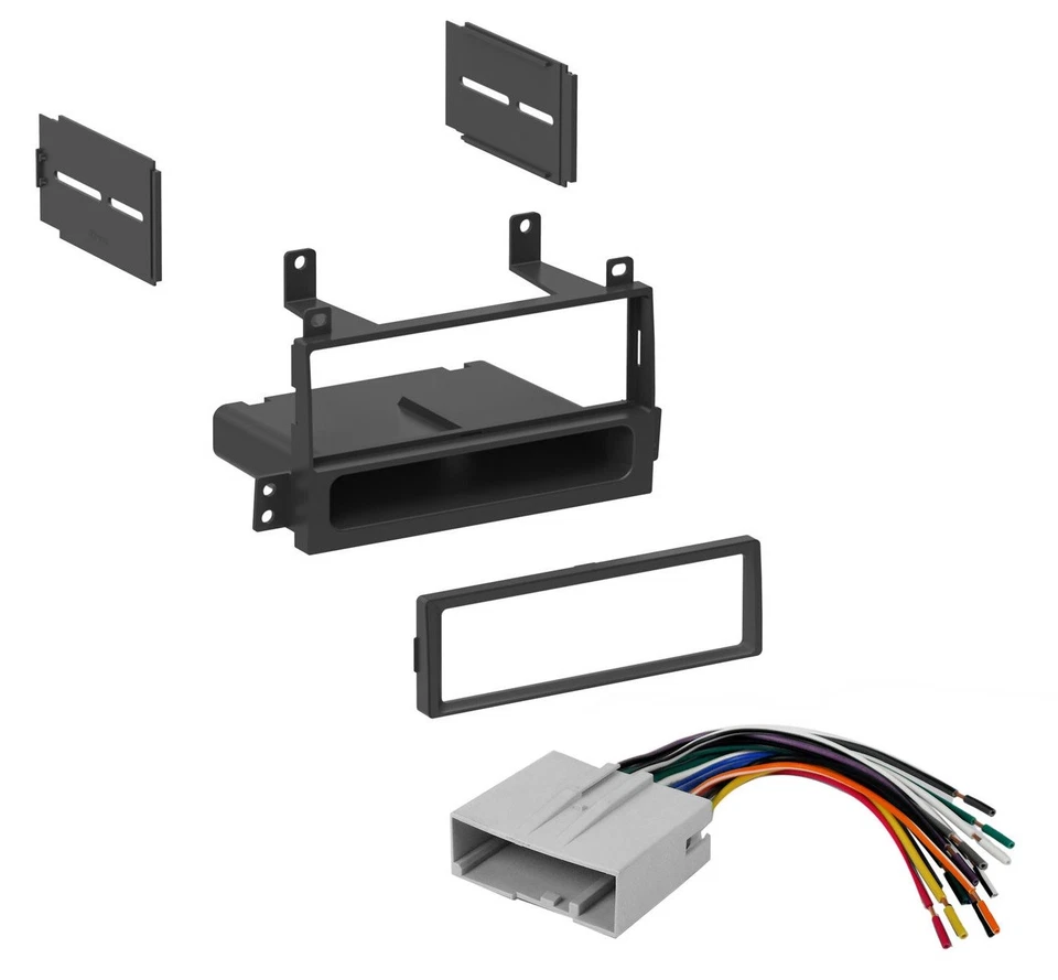 Car Stereo Radio Dash Installation Kit w/ Harness for 2003-2011 Lincoln Town Car - Image 1 of 1