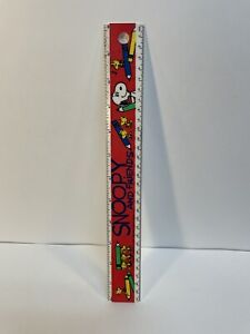 VINTAGE Empire Pencil Snoopy And His Friends 12" Inch Ruler