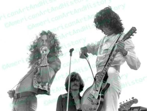 Led Zeppelin Kezar Stadium 1973 Photo Print Poster Robert Plant Jimmy Page Jones - Picture 1 of 1