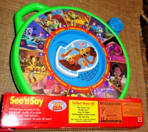 Disney TOY STORY See N Say Talking Toy Mattel 1996 NUEVO EN CAJA abierta funcionando - Imagen 1 de 11