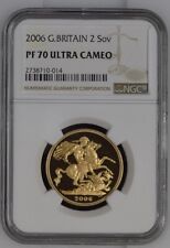 2006 ROYAL MINT GOLD PROOF £2 DOUBLE SOVEREIGN NGC PF70UCAM - TOP POP