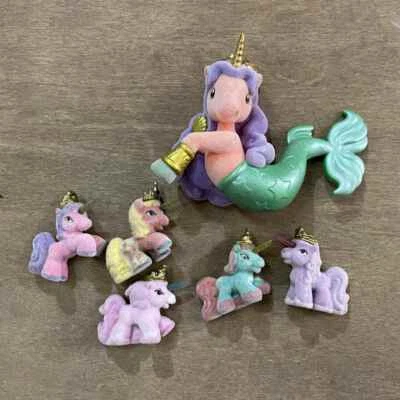 Мини-лошадь пони Filly Princess русалка 1 дюйм 6 шт. - Изображение 1 из 3