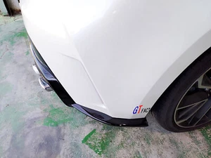 T STYLE CARBON REAR APRONS LIPS SPLITTERS SPOILER FOR TOYOTA COROLLA HATCHBACK - Picture 1 of 5
