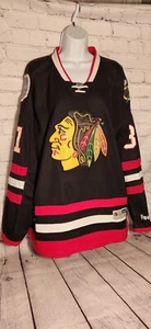 NHL Stadium Series Chicago Blackhawks Hockey Jersey# 81 Hossa  Mens XL Rbk 2014 - Picture 1 of 24