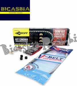 20890 - KIT CINGHIA RULLI TASSELLI VARIATORE PIAGGIO 125 LIBERTY 4T DELIVERY TNT - Picture 1 of 1