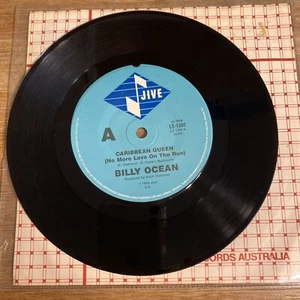 Billy Ocean "Caribbean Queen (No More Love On The Run)" 1984 JIVE Oz 7" 45rpm - Picture 1 of 2