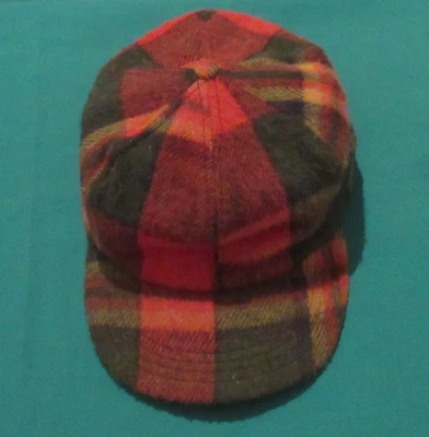 Vintage Thinsulate American Plaid Multi Color Hunters Hat Ear Flaps Wool  XL USA - Image 1 of 4