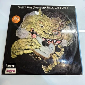 BLACK CAT BONES ~ Barbed Wire Sandwich LP ~ MEGA RARE! ORIG UK heavy PSYCH prog! - Picture 1 of 19
