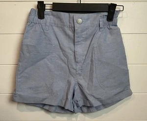 Epic Threads Shorts Girl’s Medium Blue Chambray Rolled Hem NWT - Picture 1 of 8