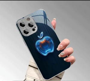 Colorful Apple Light Shadow wood grain crystal Apple Pattern Case for iPhone 16 - Photo 1 sur 5