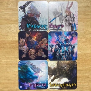 FFXIV Eorzea Cafe Coaster Set Waterproof Final Fantasy Collectible - Picture 1 of 2