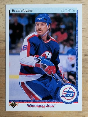 1990-91 Upper Deck #333 Brent Hughes RC - Image 1 of 2
