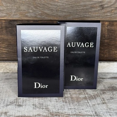 Dior Sauvage Eau de Toilette 1 ml x 2 muestras cardadas Foto 1 de 3