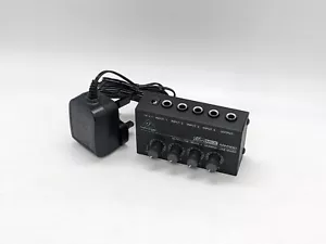 Behringer MX400 MicroMix ultra low-noise 4-channel mono line mixer + power cable - Picture 1 of 9