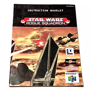 Original Star Wars Rogue Squadron Instruction Booklet Nintendo N64 Manual Only - Picture 1 of 5