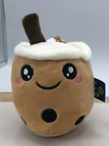 KAWAII ~ Super süß BOBA TEE DRINK Stofftier Plüsch Schlüsselanhänger/Spielzeug/Behänger BRAUN - Bild 1 von 9