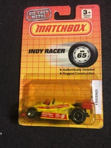 1990 MATCHBOX INDY RACER #5 YELLOW - Picture 1 of 3