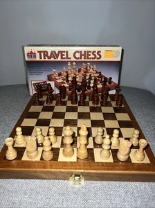 Vintage 1987 PAVILION Travel Chess Set Complete - Picture 1 of 6