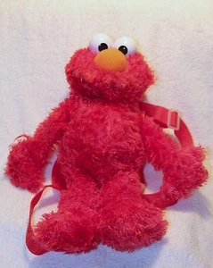 Zaino Sesame Street Elmo bambino bambini peluche giocattolo borsa 3D - Foto 1 di 4