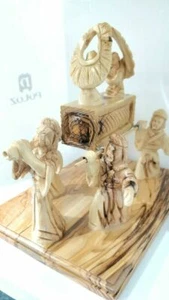 Handgefertigte Bundeslade aus Olivenholz/Träger jüdisches Zeugnis Judaica - Bild 1 von 10