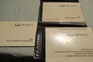 Infiniti QX4 2000 juego manual de dueños con estuche 4x4 - Imagen 1 de 1