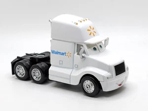 Disney Pixar Cars Walmart Exclusive White Wally Semi Truck Only NO Trailer - Picture 1 of 7