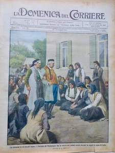 1910 1913 MONTENEGRO ROI NICOLAS REINE MILENA ALBANIE 7 JOURNAUX ANCIENS - Foto 1 di 7