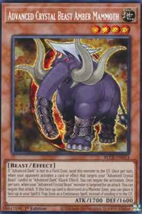Advanced Crystal Beast Amber Mammoth - BLCR-EN014 - Secret Rare 1st Edition - NM - Picture 1 of 1